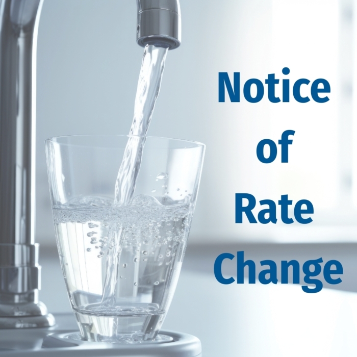 Notice of Rate Change website